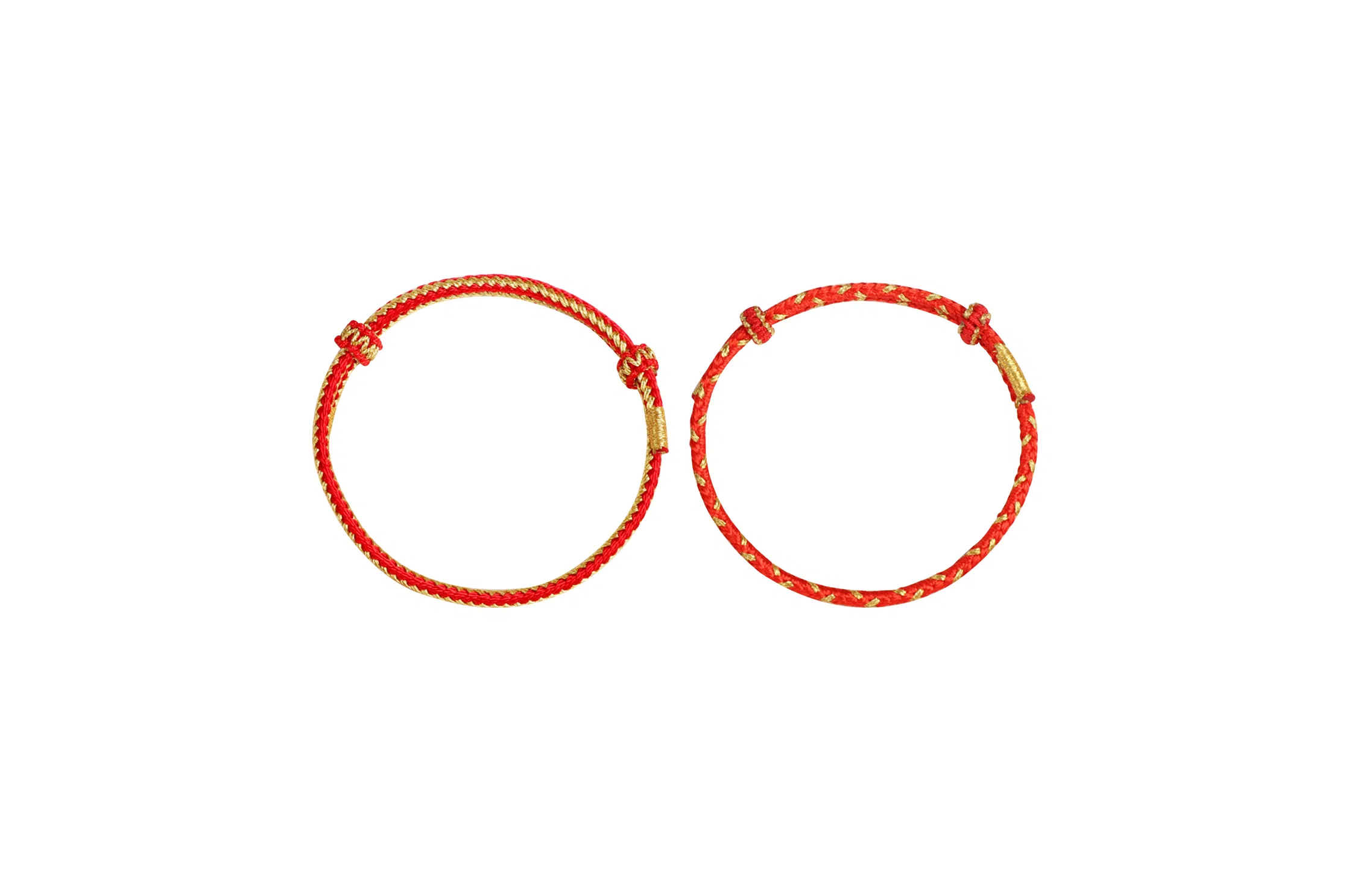 【赠DIY可串珠】 迎百宝 喜气延绵 好运 新中式国潮蛇年生肖本命年幸运金丝红绳 织物 手绳 男女同款情侣款