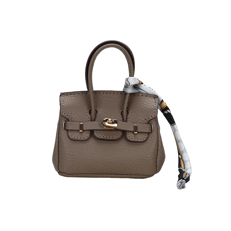 玄唐 创意硬币耳机钥匙迷你包包汽车挂饰 贵气箱包 皮革 挂件 女款