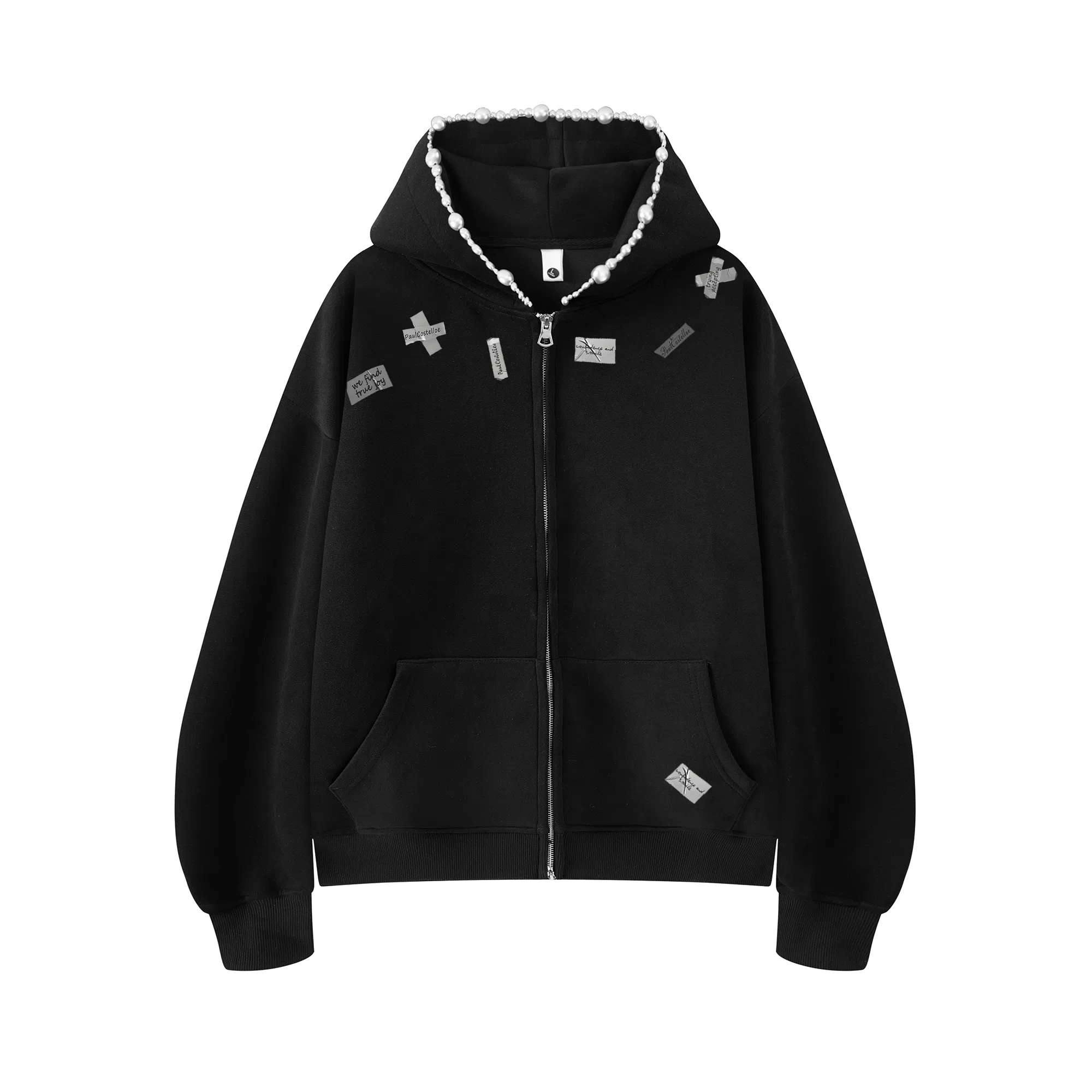 Paul Costelloe Logo Print Hoodie