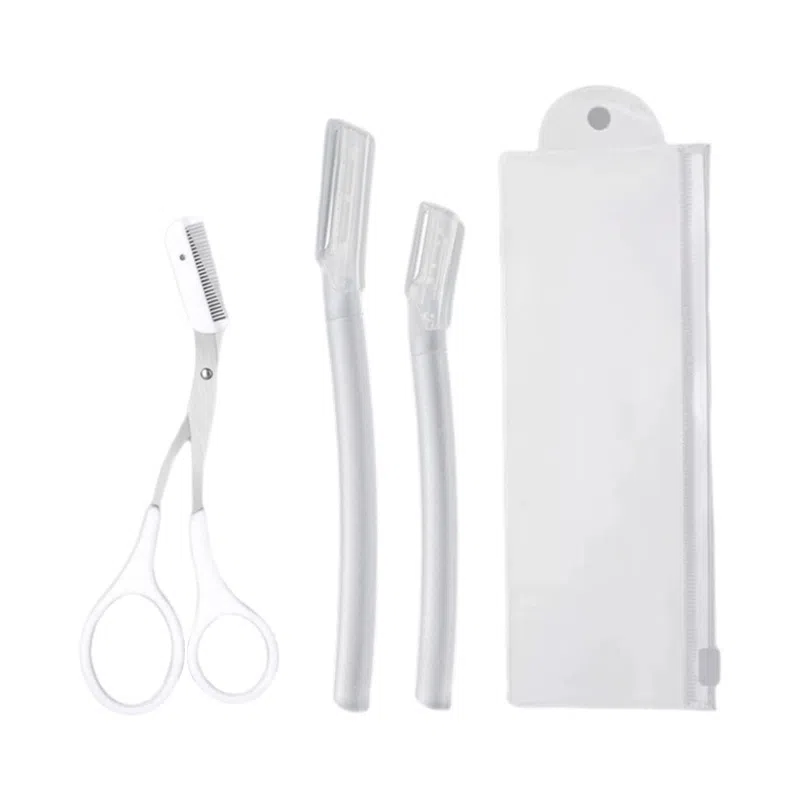 悦语 修眉刀初学者修眉剪刀安全型刮毛刀刮眉刀神器微距男女士专用