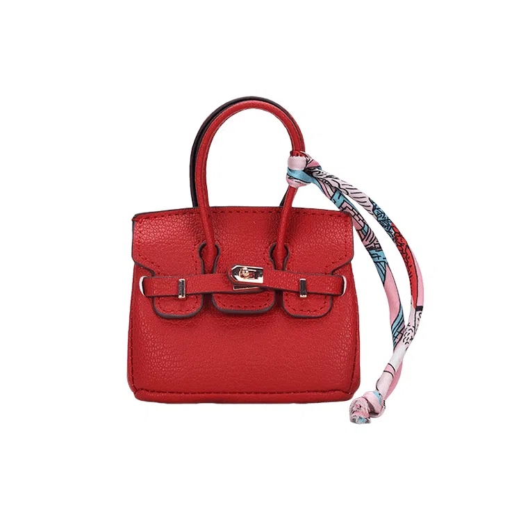 玄唐 创意硬币耳机钥匙迷你包包汽车挂饰 贵气箱包 皮革 挂件 女款