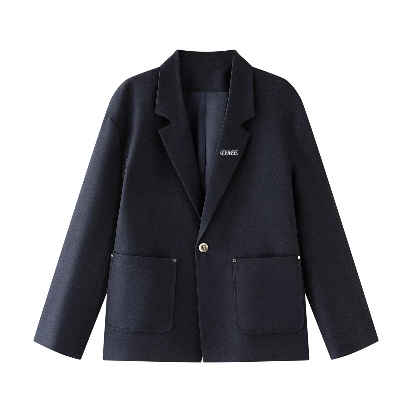 【dme】 老钱风高级感休闲西服上衣松弛感拉满气质有型纯色外套秋季时尚潮流西装 男女同款