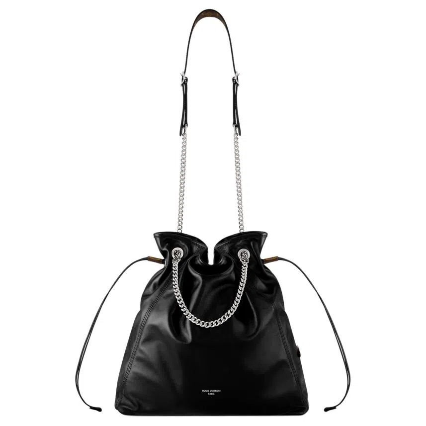 Louis Vuitton Chain Strap Tote Black