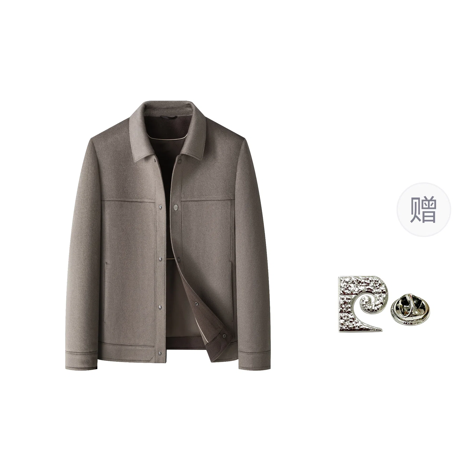 Pierre Cardin Classic Wool Cashmere Coat