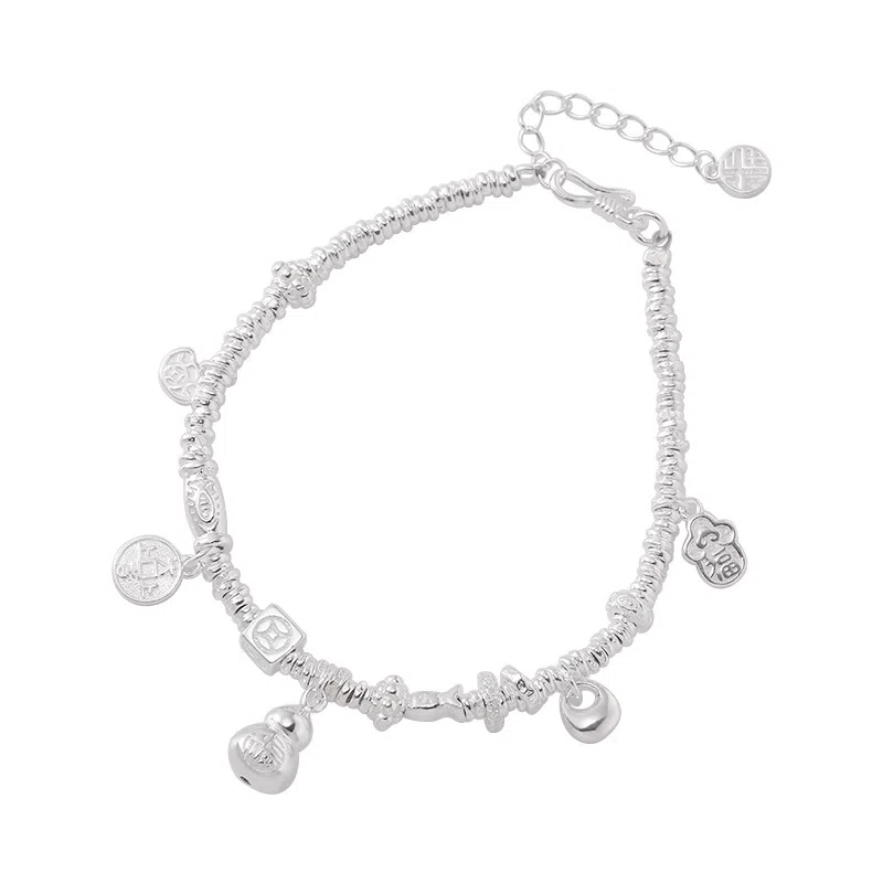 艾卡拉 国风设计 银 项链 男女同款情侣款