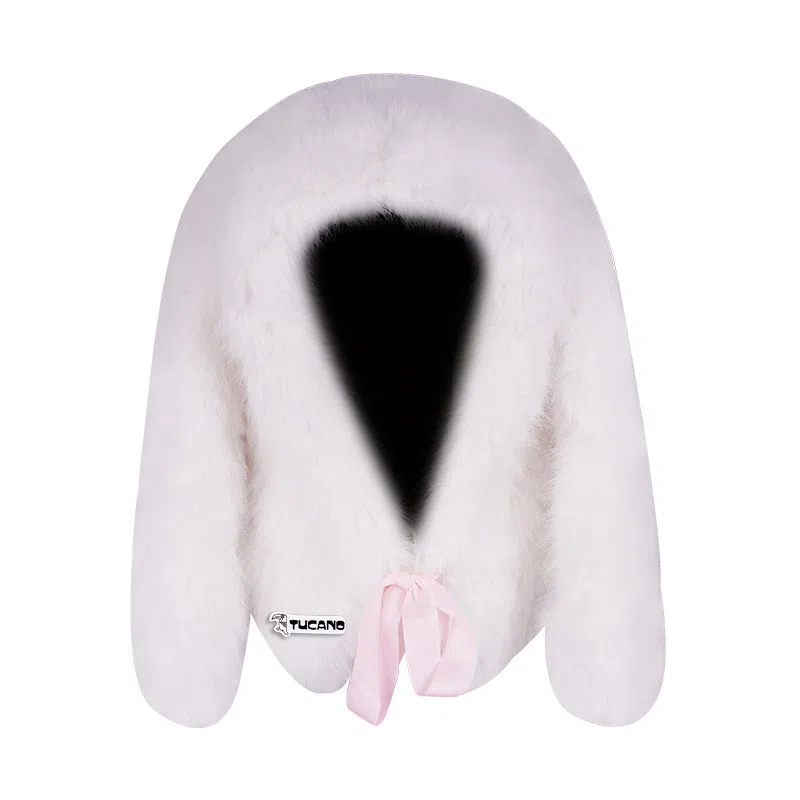 啄木鸟 萌趣可爱长耳兔小熊保暖甜美蝴蝶结 聚酯纤维 帽子 女款