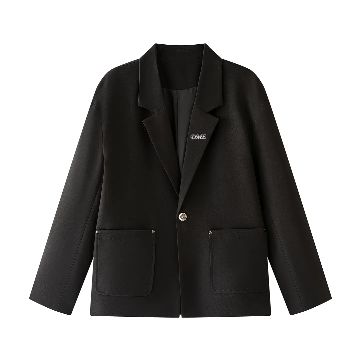 【dme】 老钱风高级感休闲西服上衣松弛感拉满气质有型纯色外套秋季时尚潮流西装 男女同款