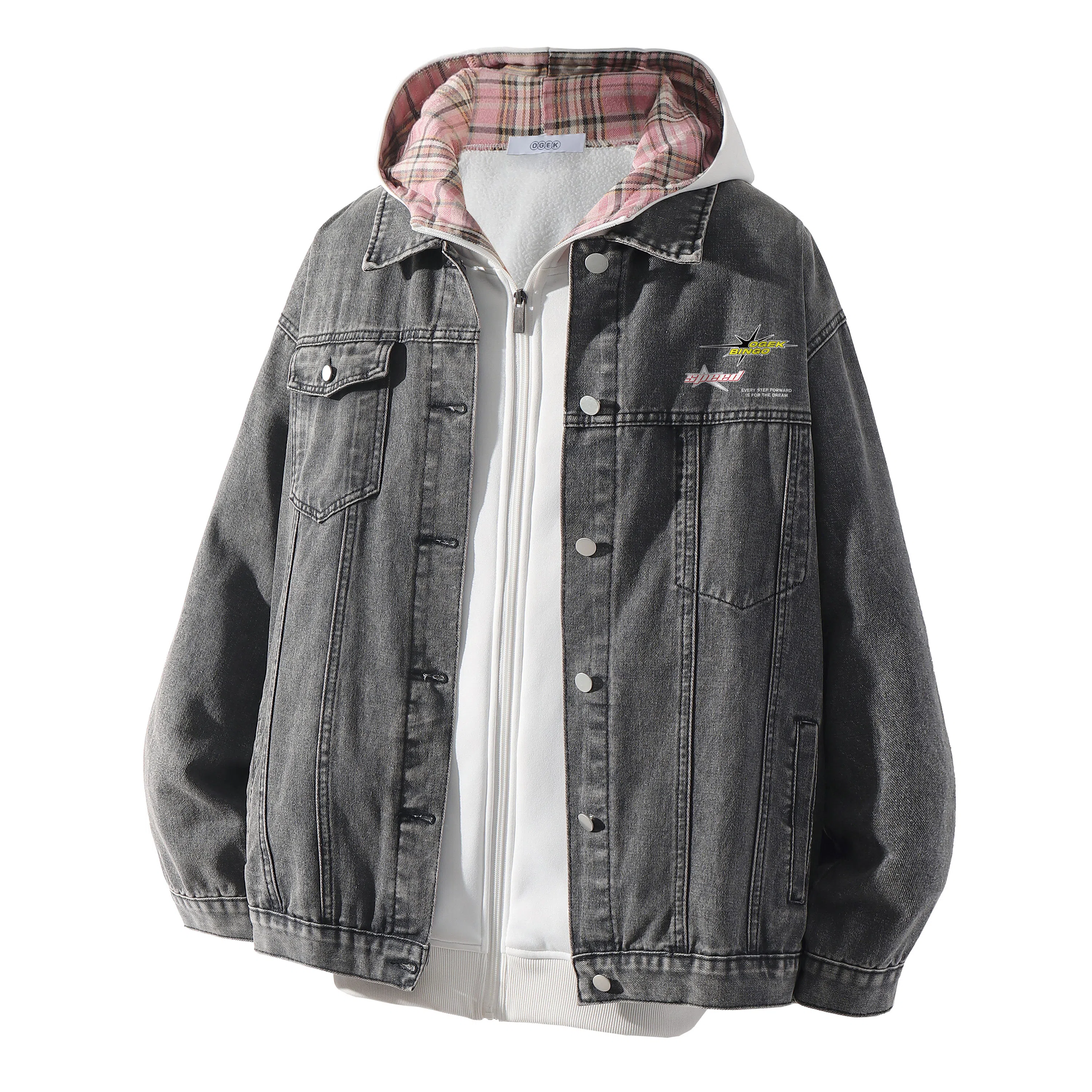 OGEK Classic Washed Denim Jacket