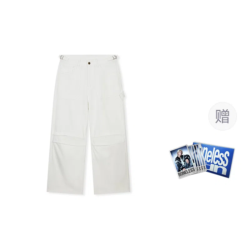 BONELESS Vintage Track Wide Leg Jeans