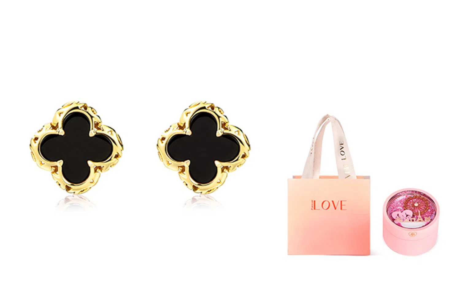 Ai De Promise Clover Stud Earrings