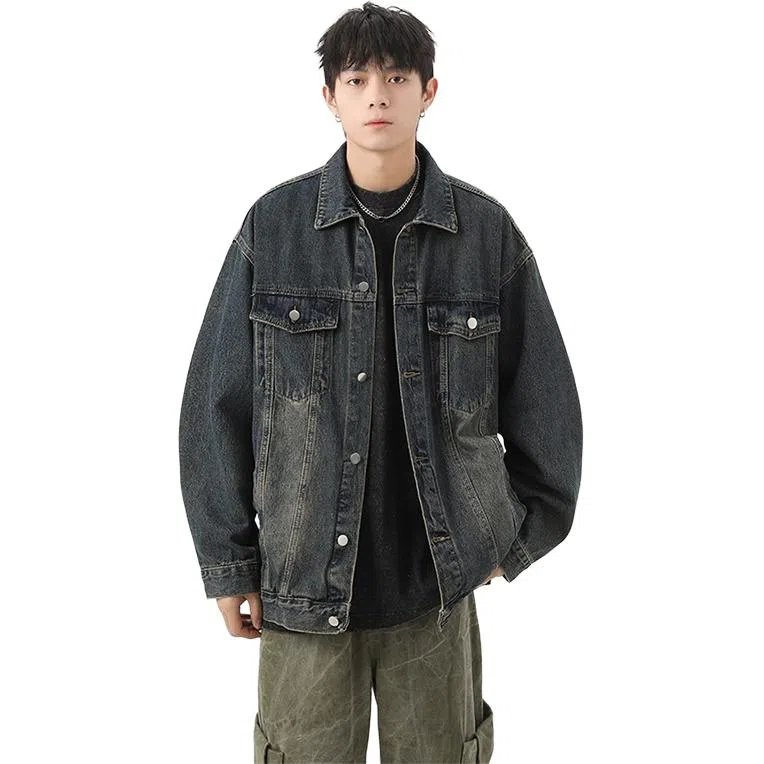 Dongdongguai Vintage Denim Jacket