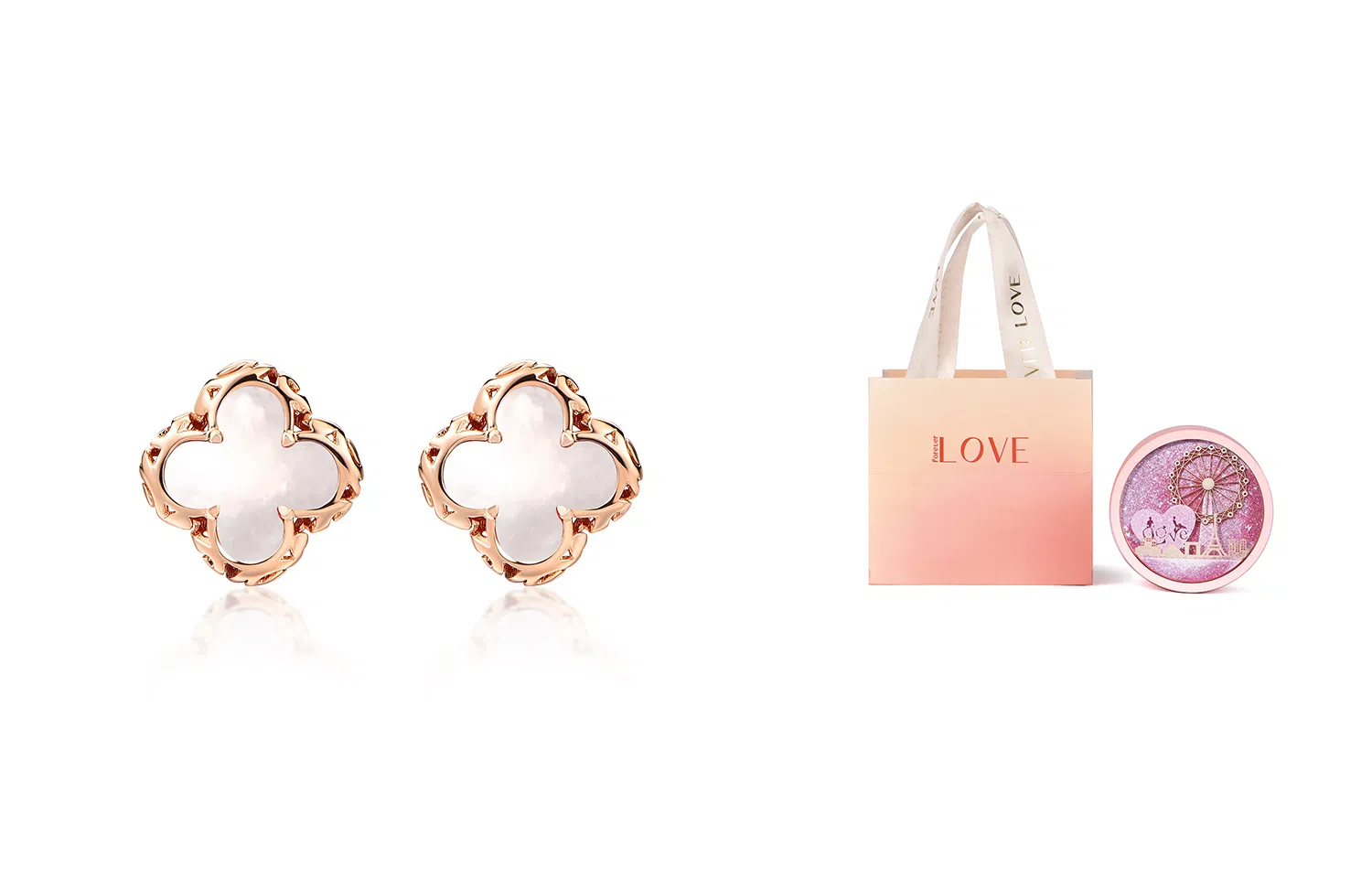 Ai De Promise Clover Stud Earrings