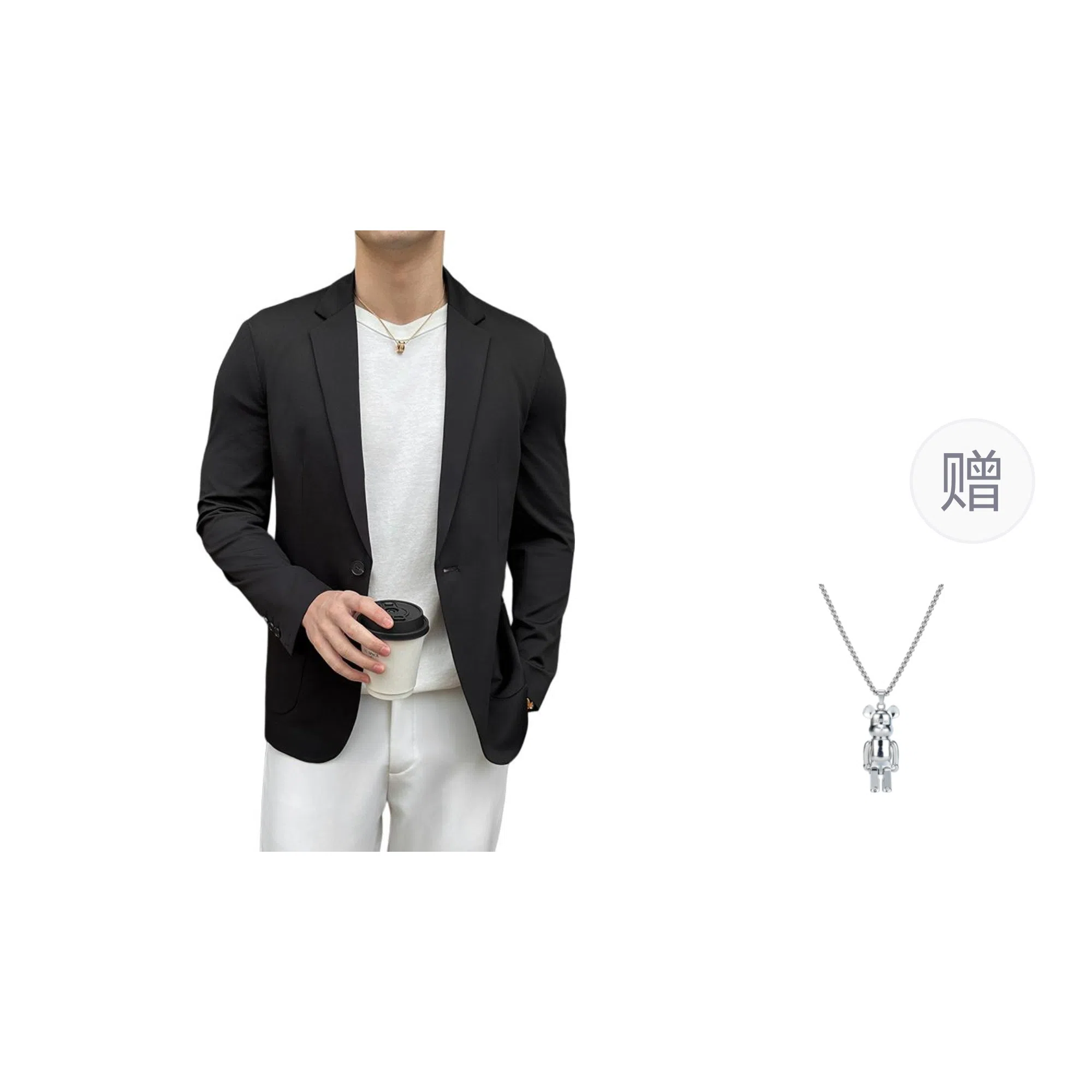 春秋季韩版轻熟风纯色百搭休闲服饰西装 男女同款