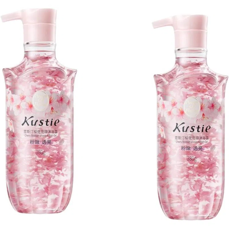 蔻斯汀 樱花花瓣香氛沐浴露洗发水系列 明星同款  蓬松控油 持久留香 清洁保湿滋润伴手礼 清新舒缓 学生小瓶容量组合套装