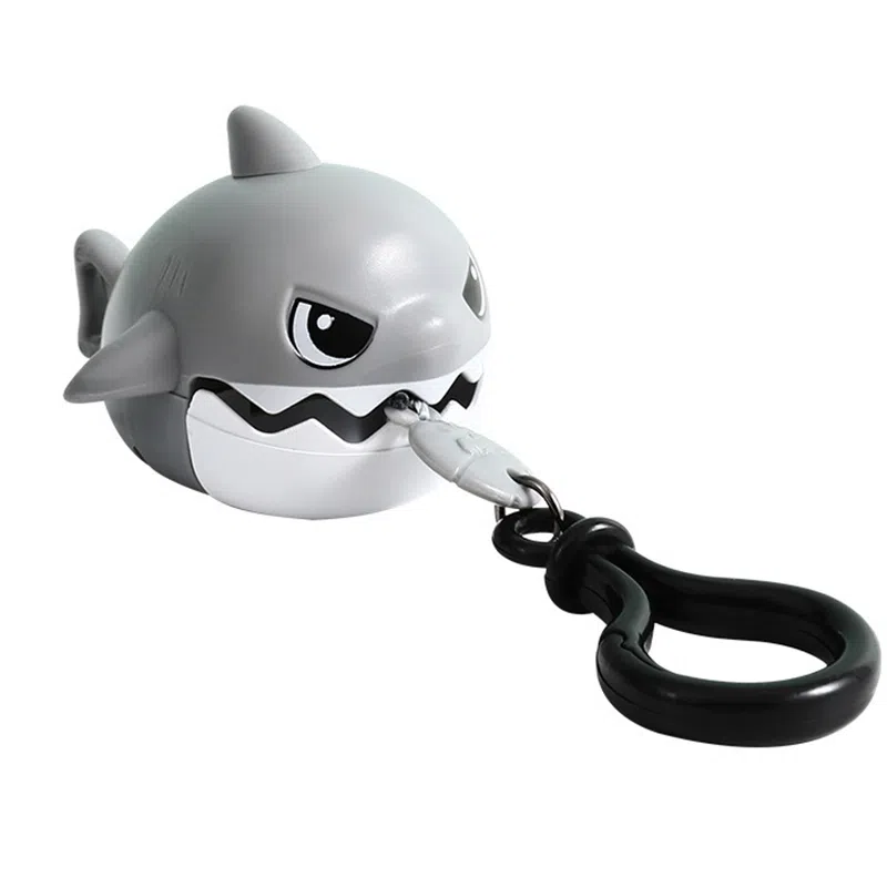 千桐 拉线鲨鱼 休闲解压趣味书包挂饰 钥匙扣 亚克力 挂件 男女同款情侣款