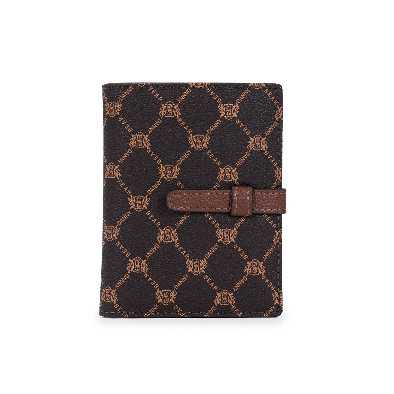 Dannybear Multi-Layer Wallet Coffee Plaid Bear