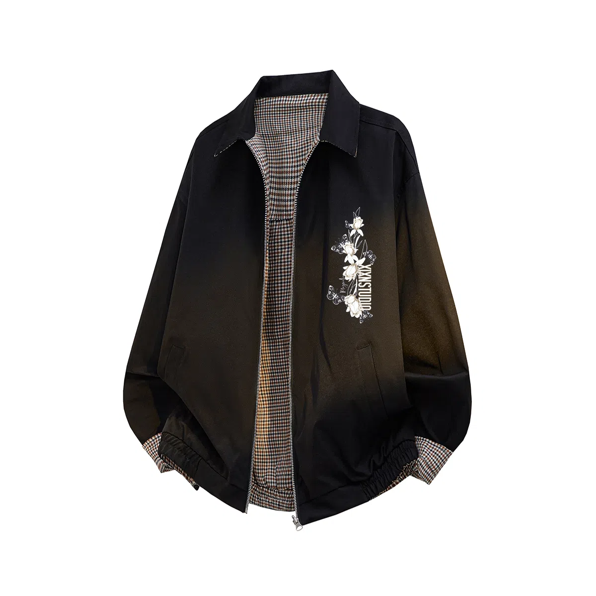 XIXN Reversible Plaid Jacket