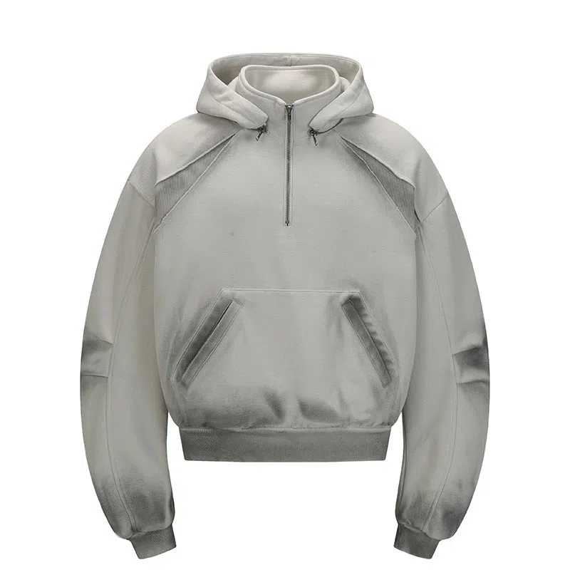 BrandName Half-Zip Hoodie