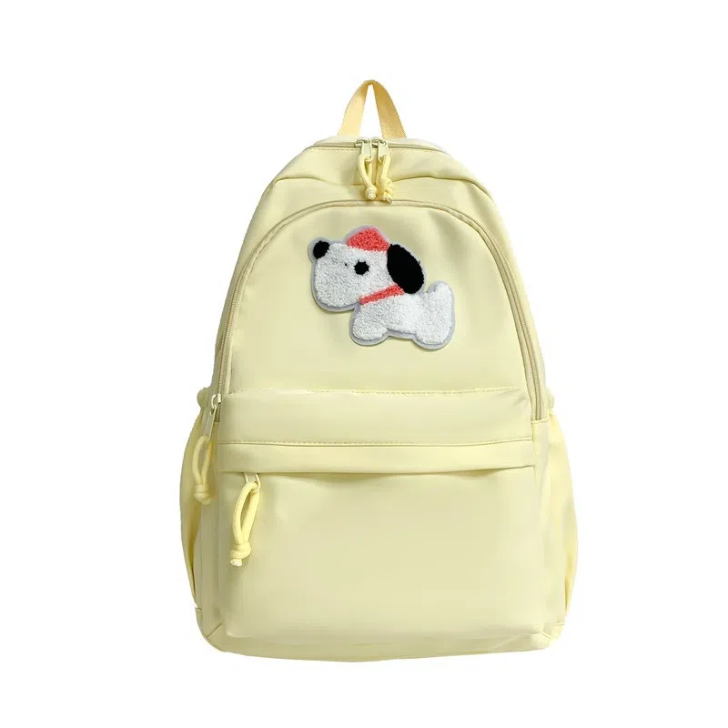 泰克森 女韩版百搭时尚大容量初中校园学院风包气垫背带 复合布 双肩包 大号 男女同款情侣款 多色