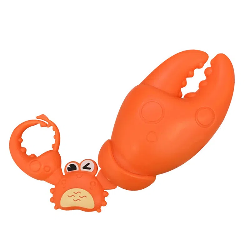 千桐 拉线螃蟹 大钳子 休闲解压趣味书包挂饰 钥匙扣 亚克力 挂件 男女同款情侣款