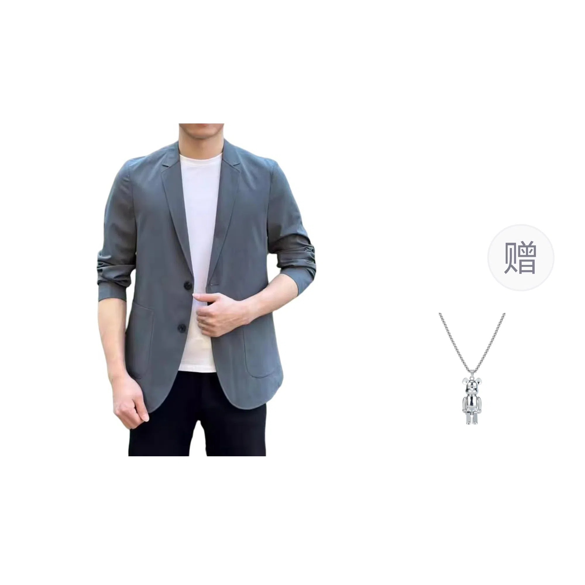 春秋季韩版轻熟风纯色百搭休闲服饰西装 男女同款