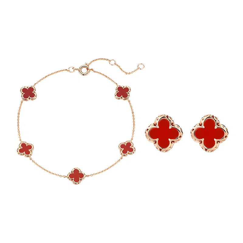 Ai De Promise Clover Stud Earrings