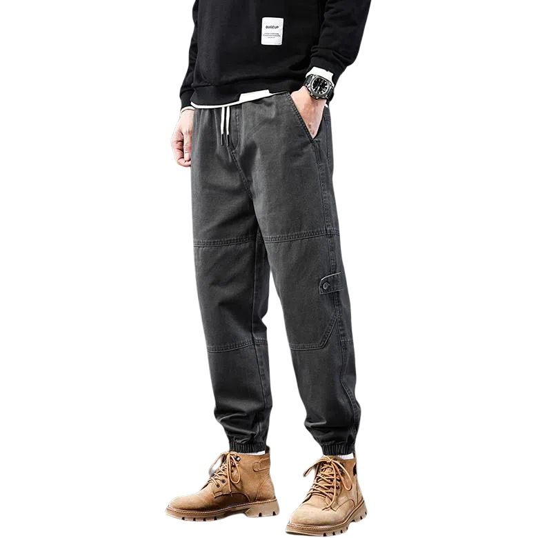 金盾 工装潮牌束脚运动休闲裤 男款