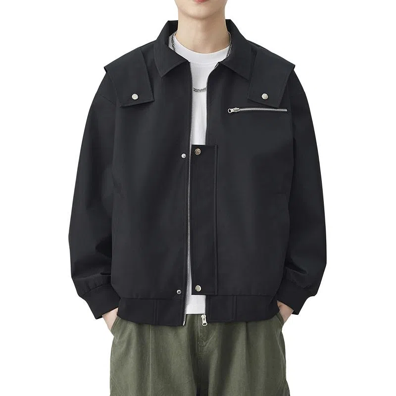 金盾 翻领休闲潮流夹克外套 男款