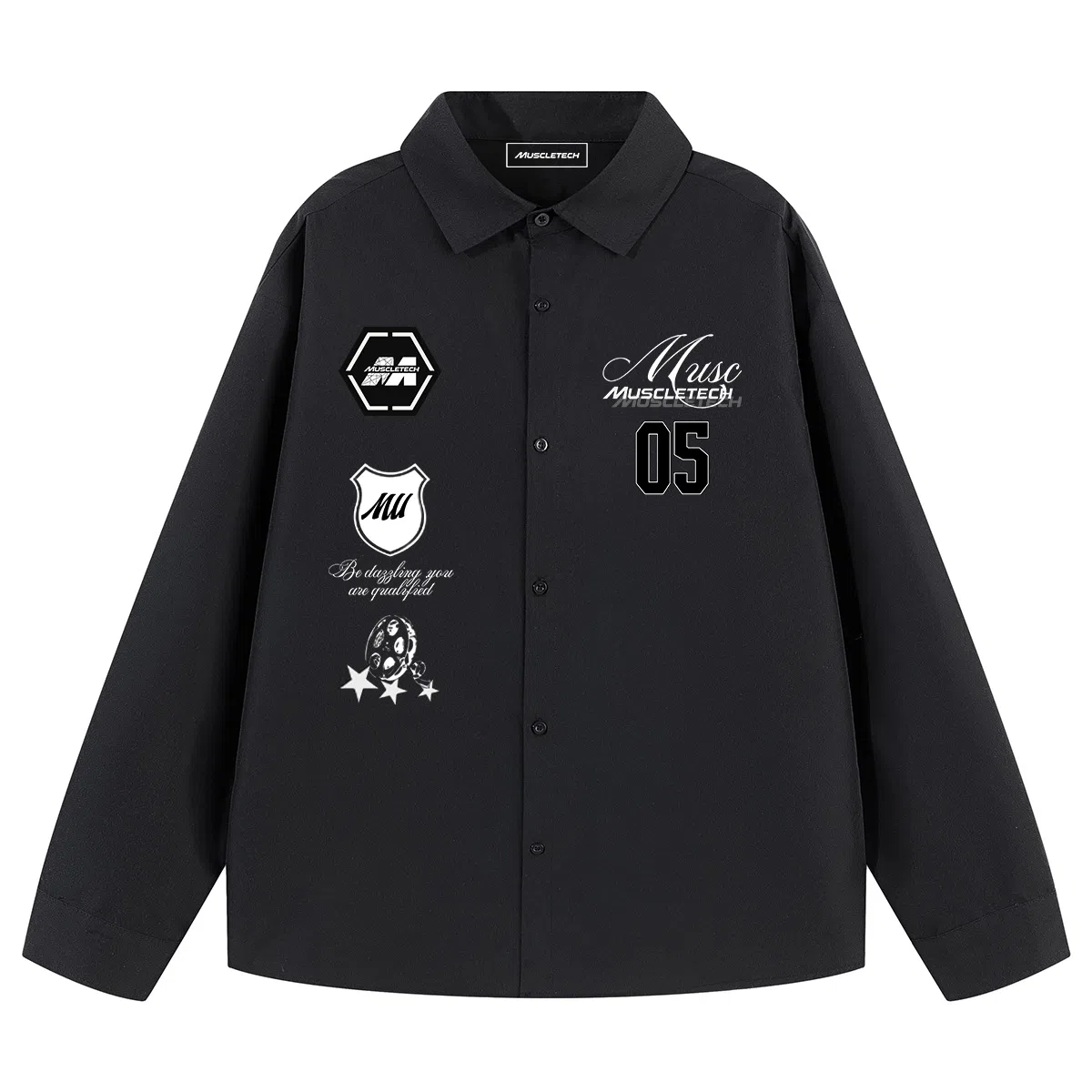 MUSCLETECH Retro Racing Badge Shirt