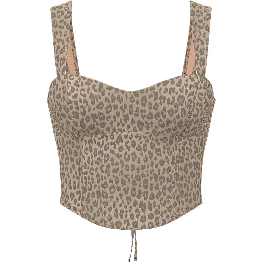 Victoria's Secret PINK Leopard Heart Neck Cami