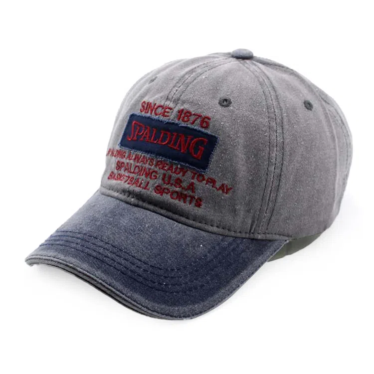 心水好物 欧美风水洗做旧撞色潮流高街出行户外休闲百搭 棉  鸭舌帽 男女同款情侣款