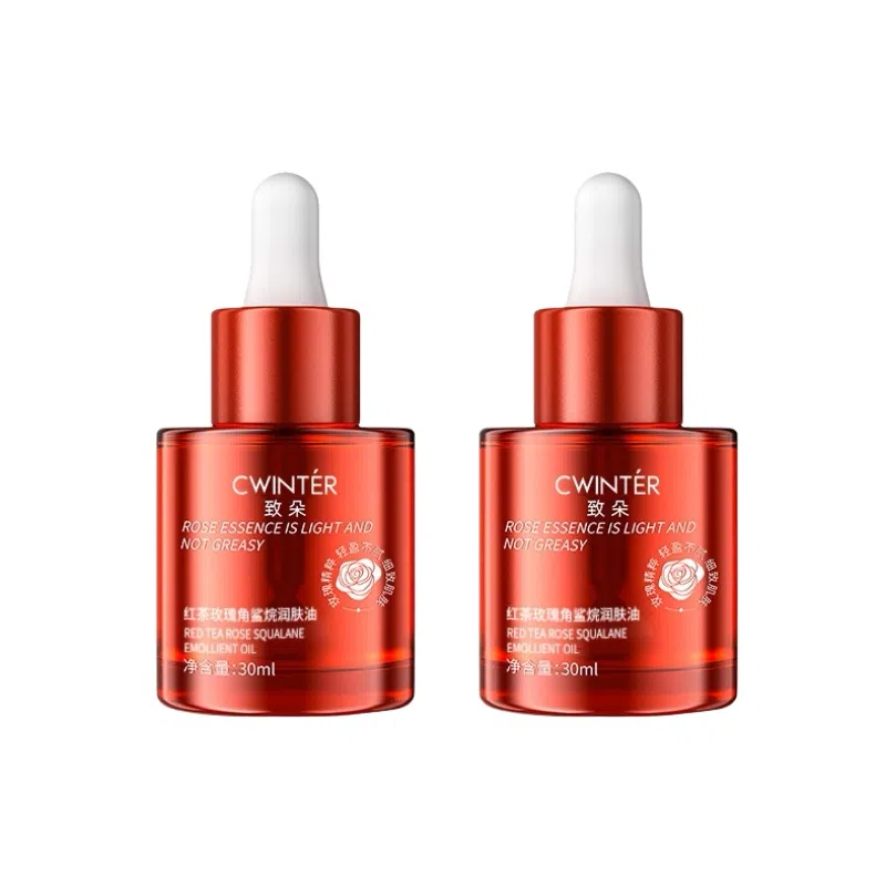 致朵红茶玫瑰角鲨烷润肤精华油以油养肤补水保湿滋润紧致 修护舒缓