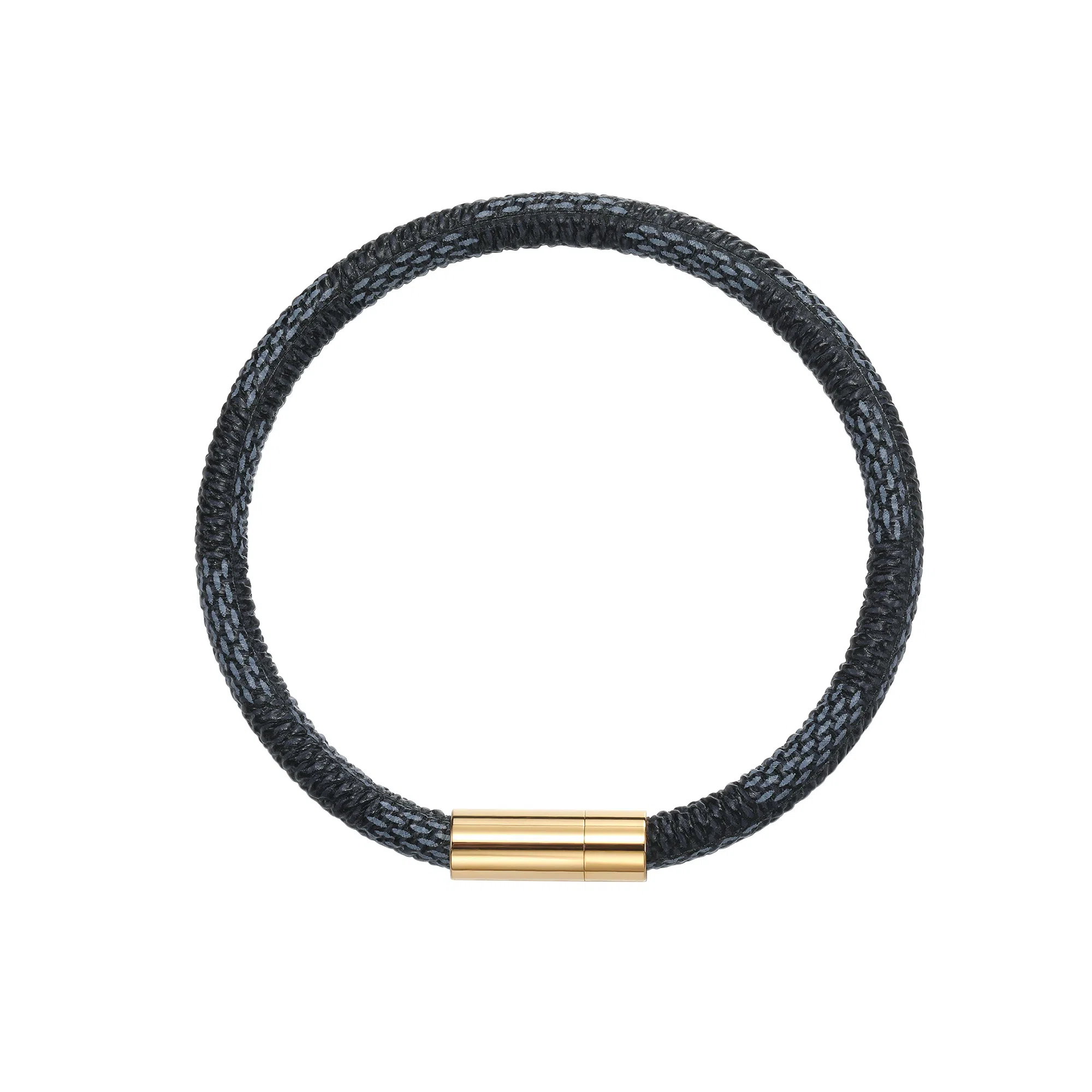 匹克 磁吸扣深灰蓝编织 钛钢 手环 男女同款情侣款