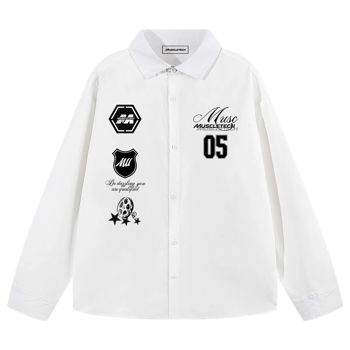 MUSCLETECH Retro Racing Badge Shirt