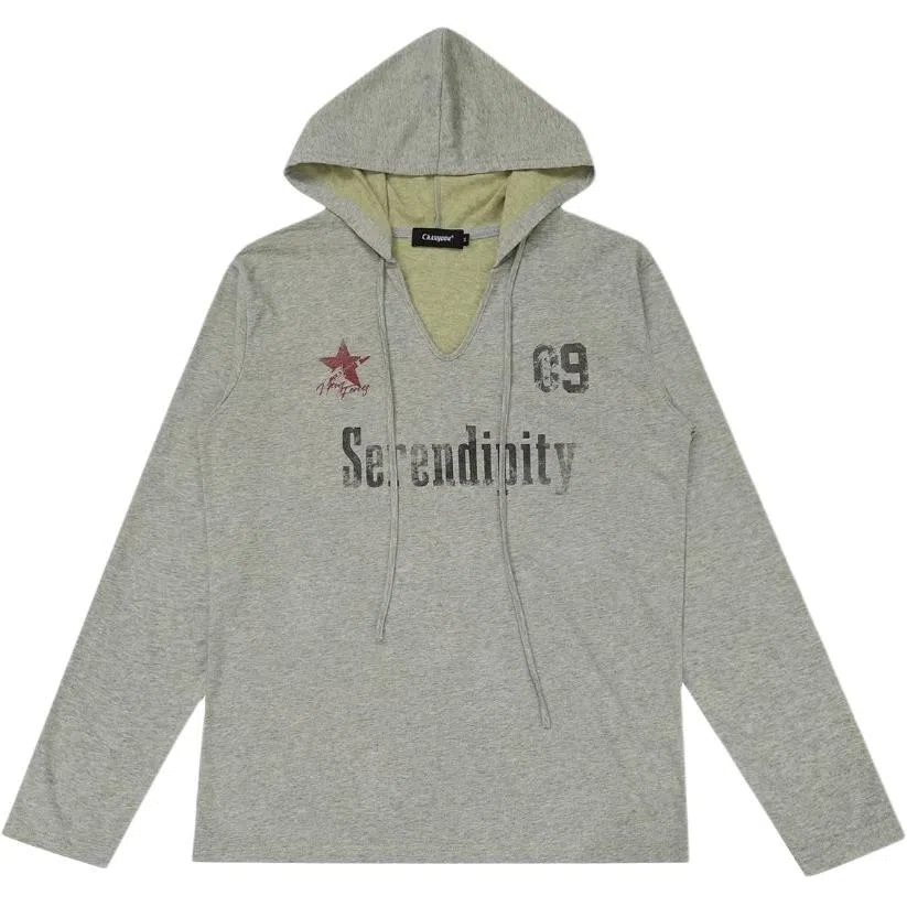 FTTHR Vintage V-Neck Hoodie