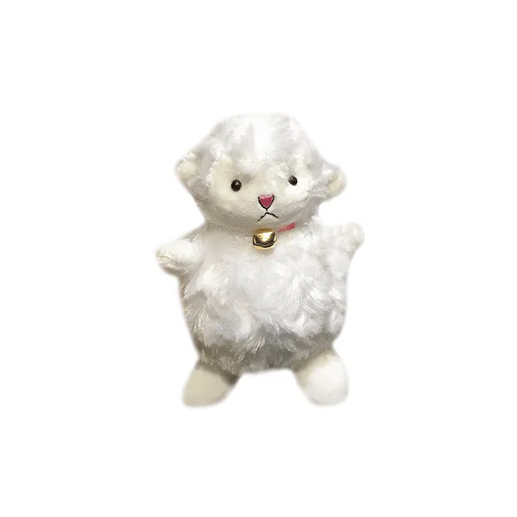 玄唐 可爱绵羊毛绒钥匙链玩偶公仔包包卡通挂饰娃娃钥匙扣 聚酯纤维 挂件 男女同款情侣款