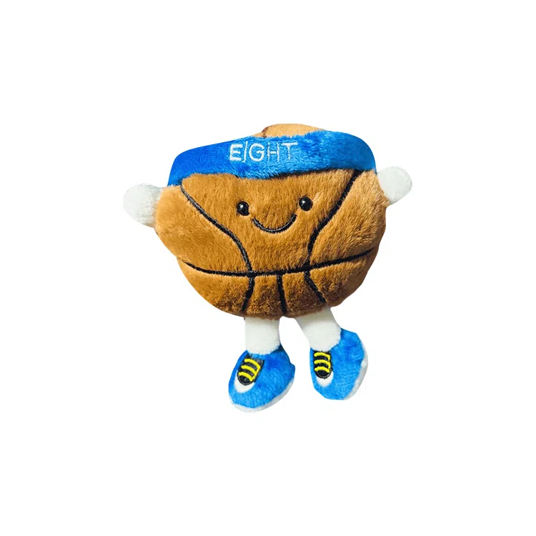 玄唐 可爱羽毛球毛绒玩偶包包萌萌体育公仔球类运动钥匙扣背包挂饰 聚酯纤维 挂件 男女同款情侣款