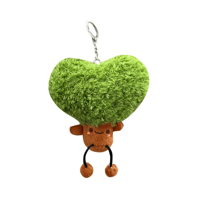 玄唐 三坊七巷爱心树毛绒玩偶钥匙扣可爱公仔背包 聚酯纤维 挂件 男女同款情侣款