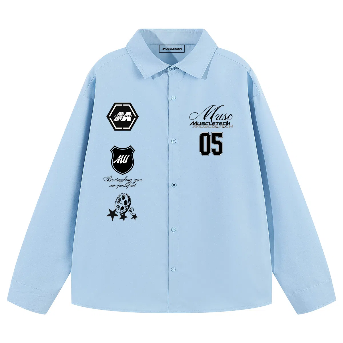 MUSCLETECH Retro Racing Badge Shirt