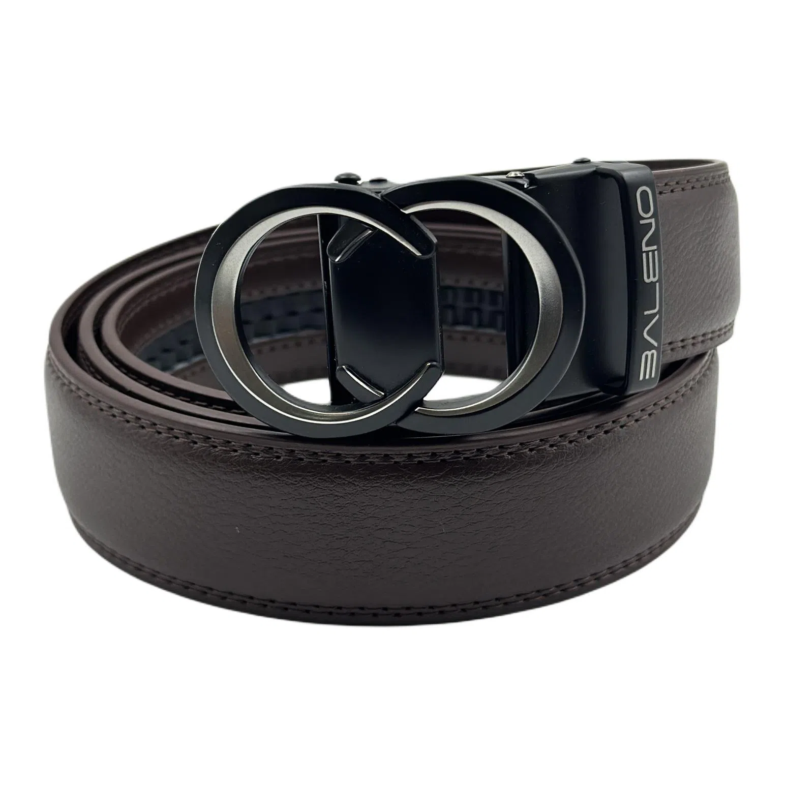 BALENO Leather Double Ring Belt