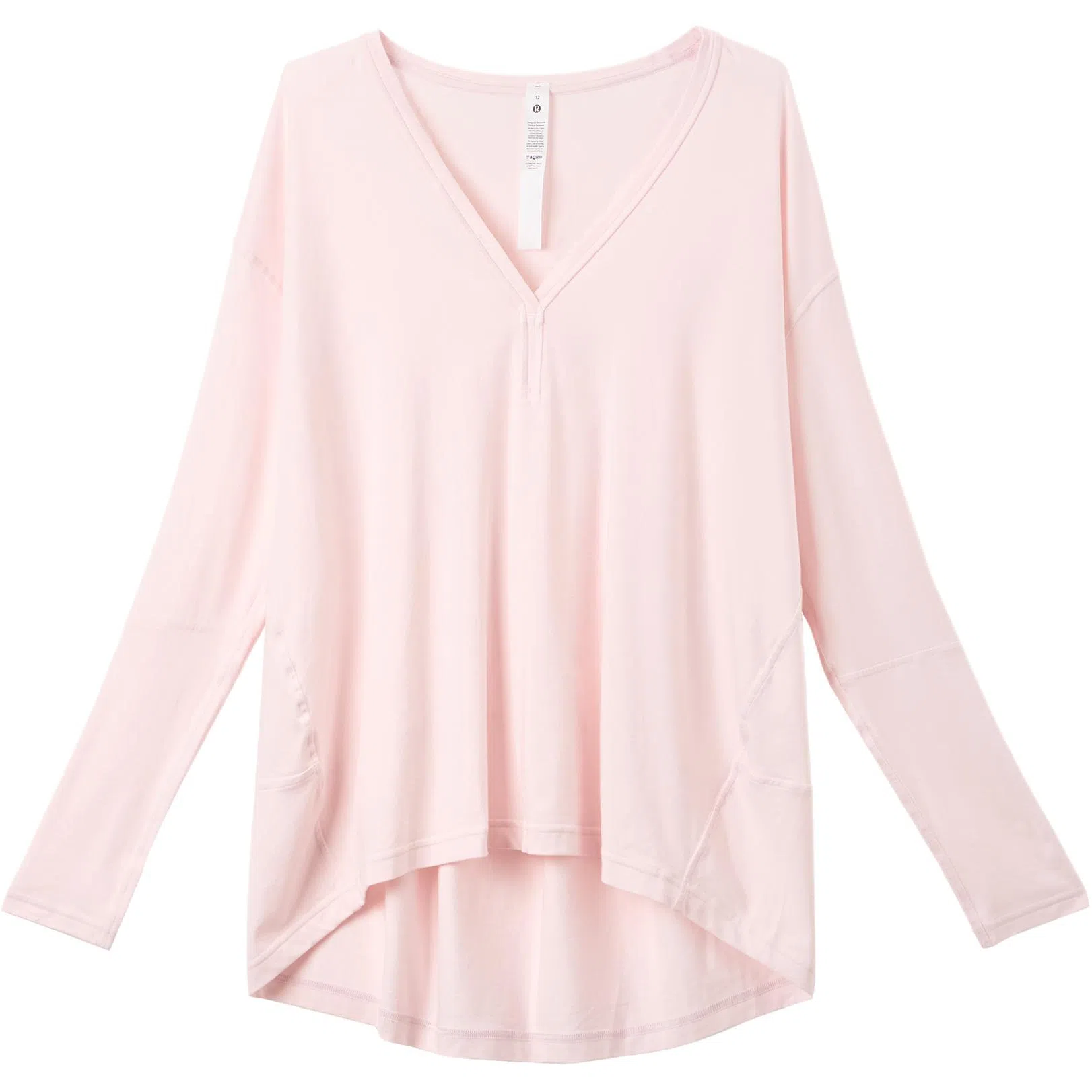 lululemon Back in Action V-Neck Long Sleeve Tee