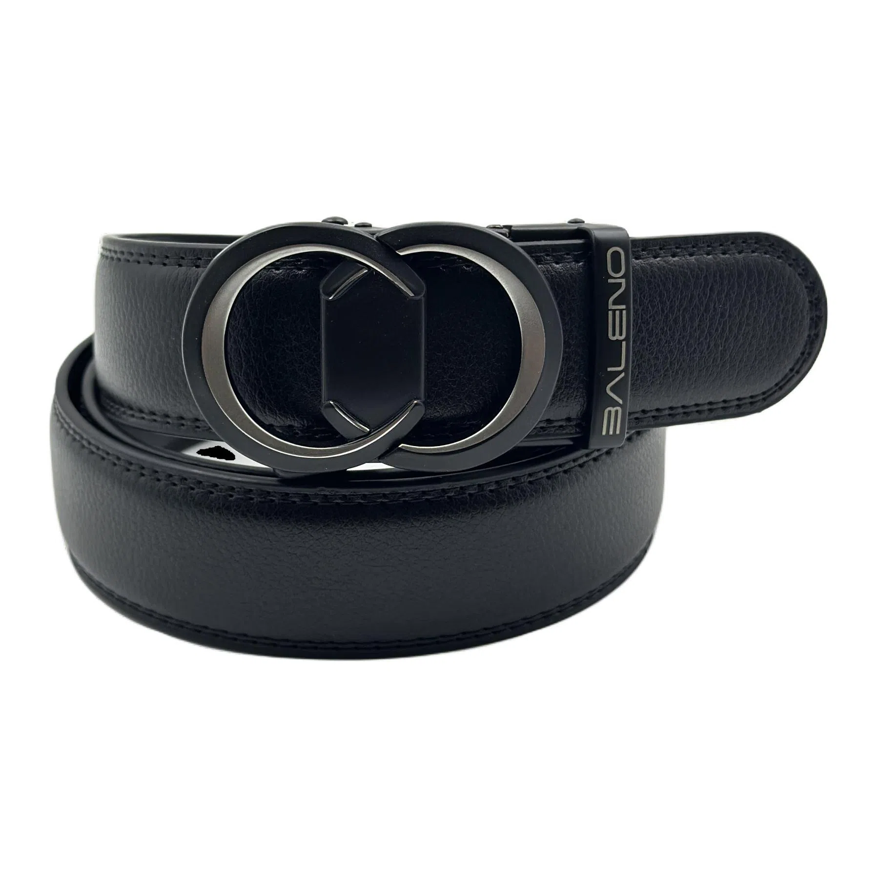 BALENO Leather Double Ring Belt