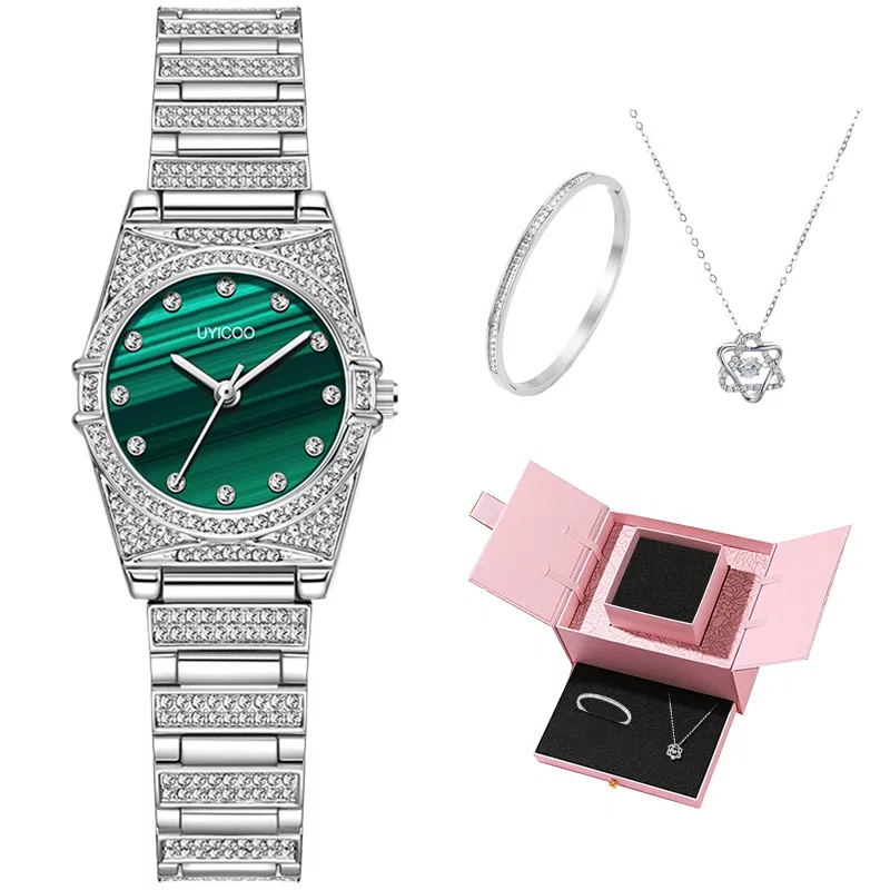 UYICOO Green Dial Watch