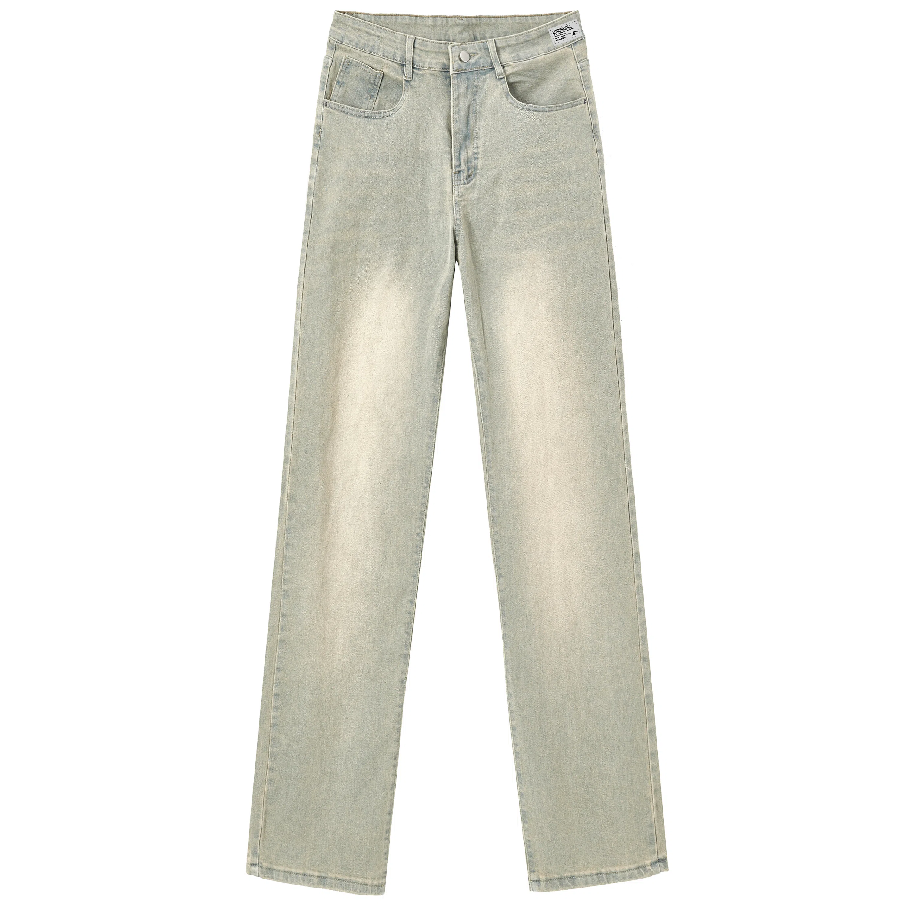 s.k. manor hill Vintage Washed Straight Jeans
