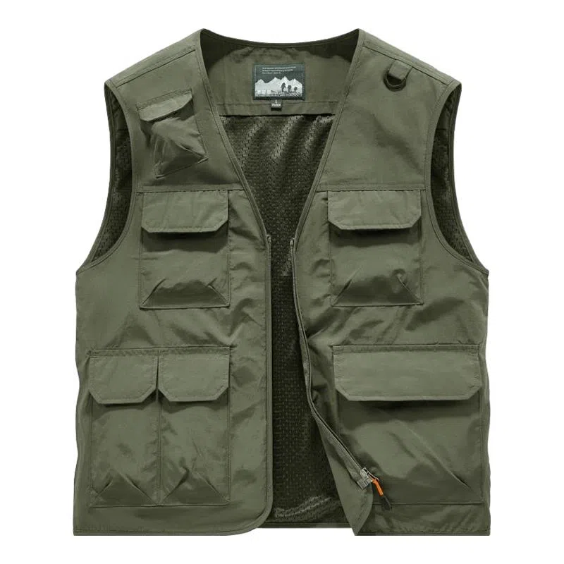 金盾 户外休闲多口袋马甲 男款