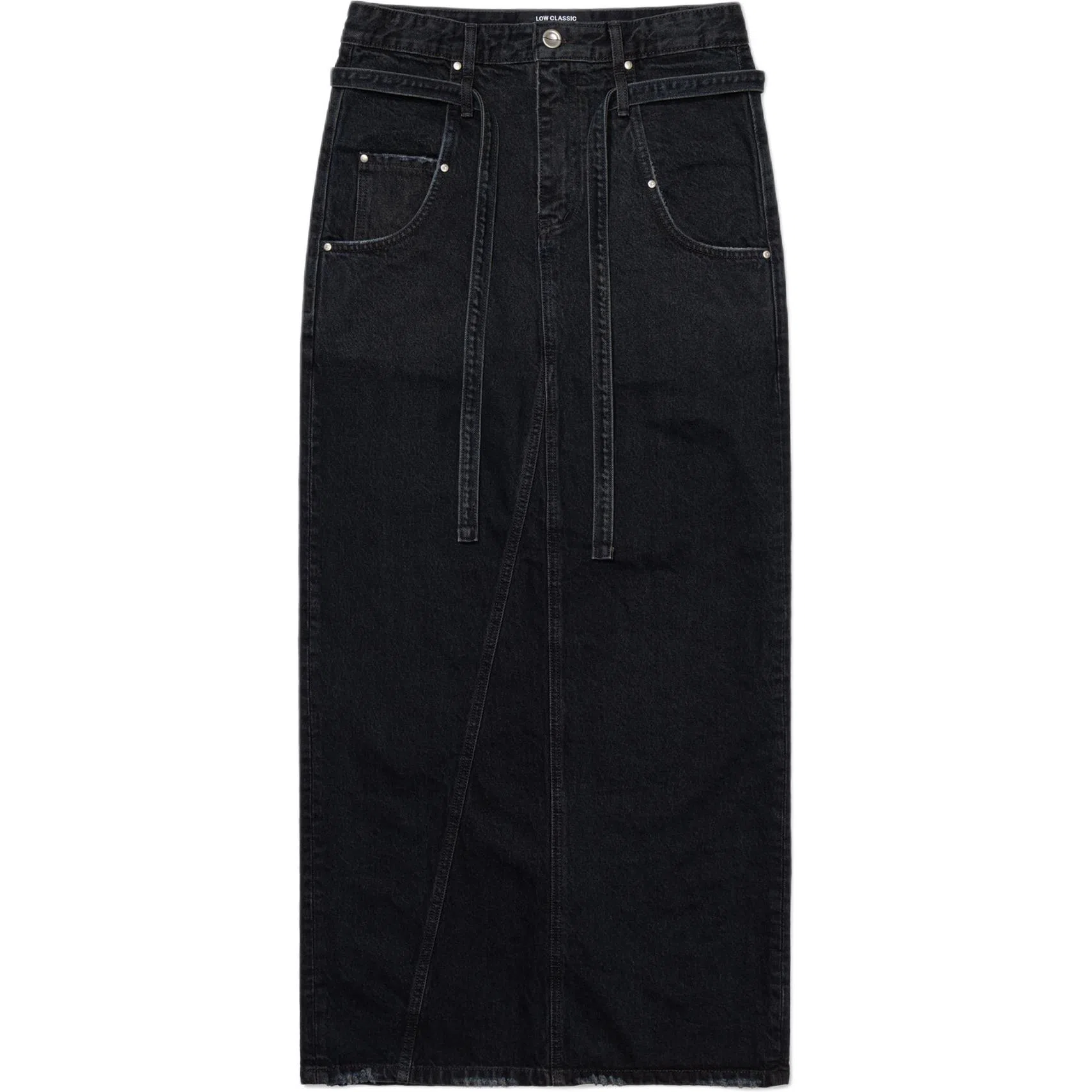 LOW CLASSIC x 17END FW25 DENIM MAXI SKIRT
