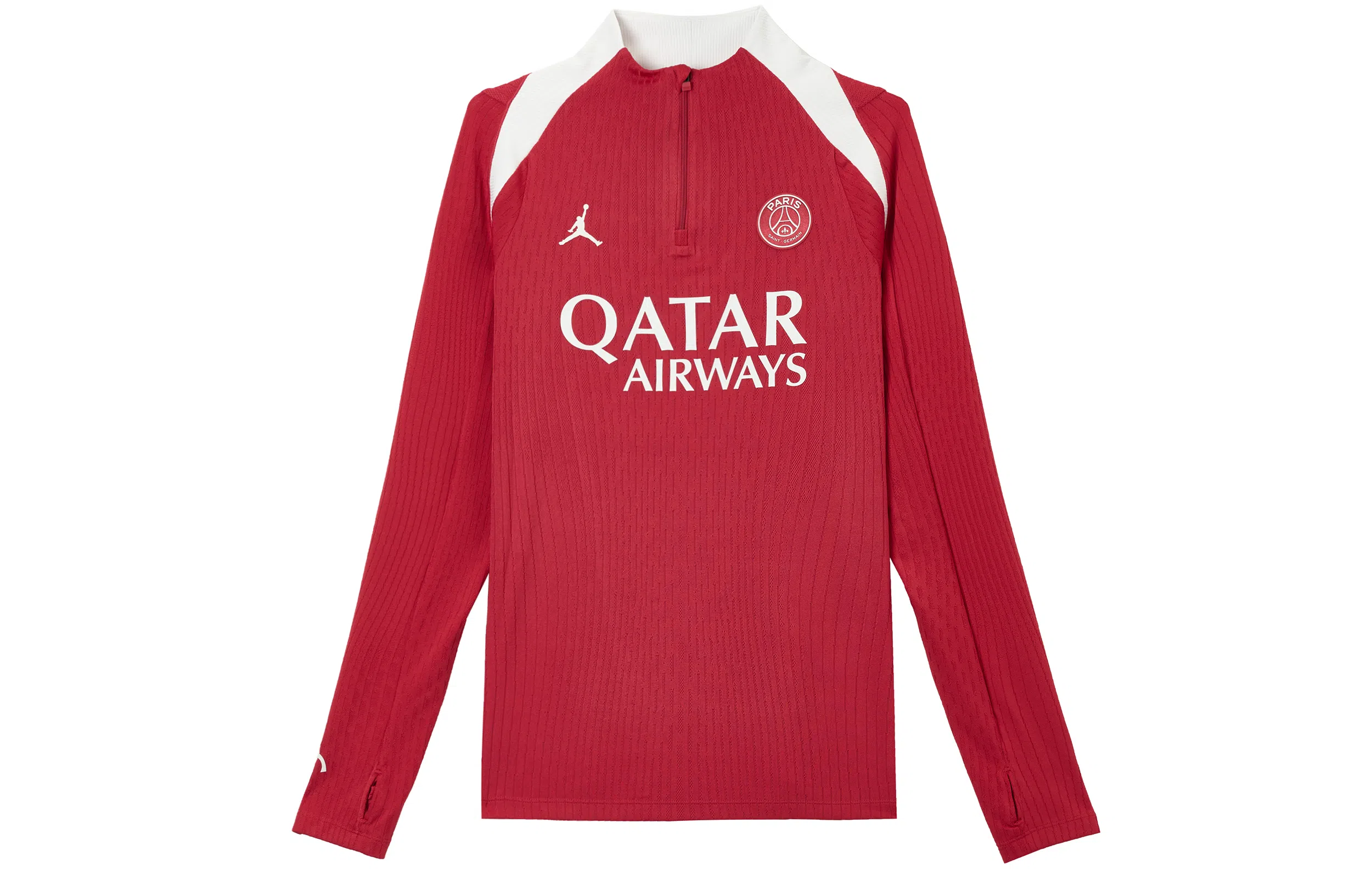 Jordan ADV Long Sleeve Football Jersey Red