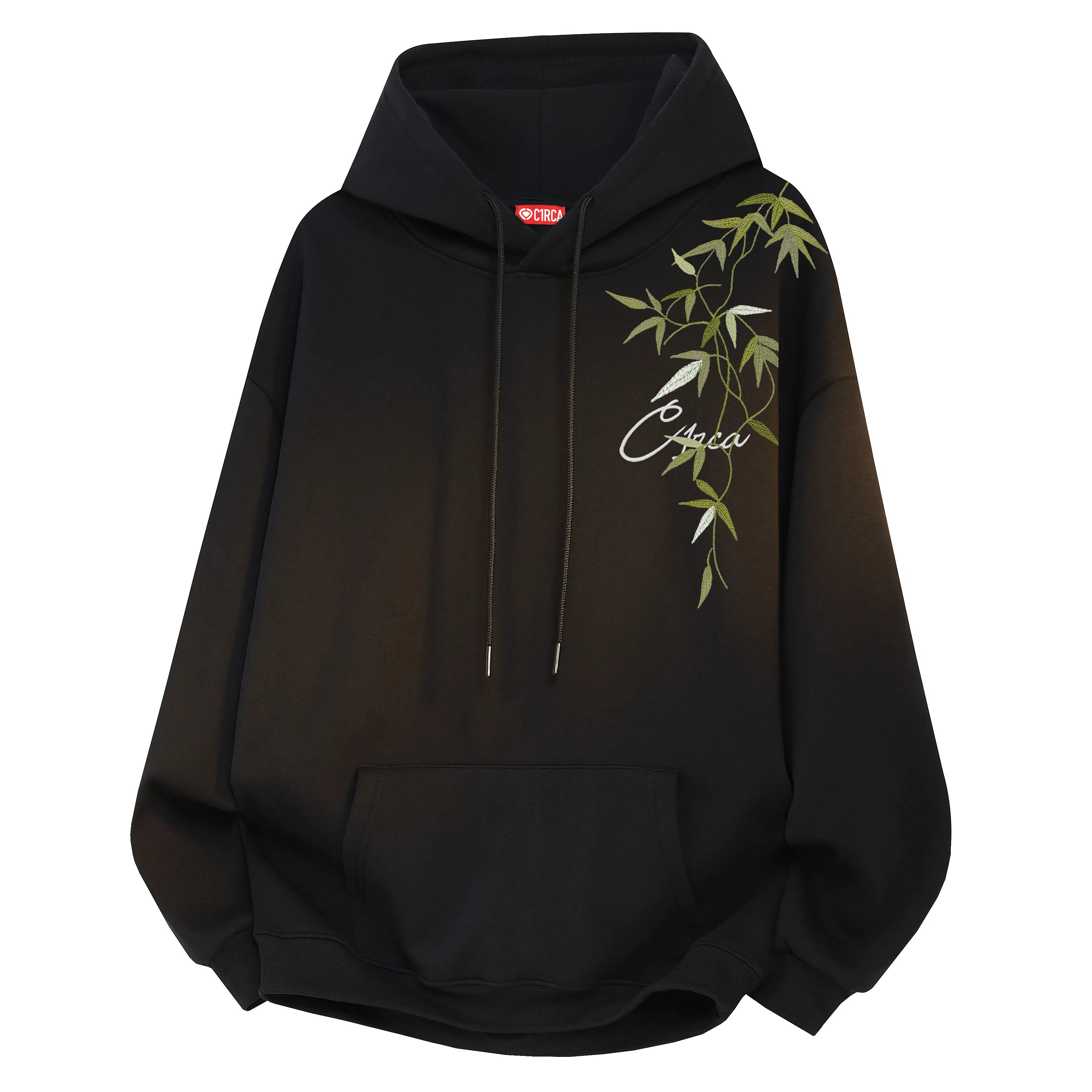 C1RCA Gradient Bamboo Leaf Signature Oversized Long Sleeve Shirt