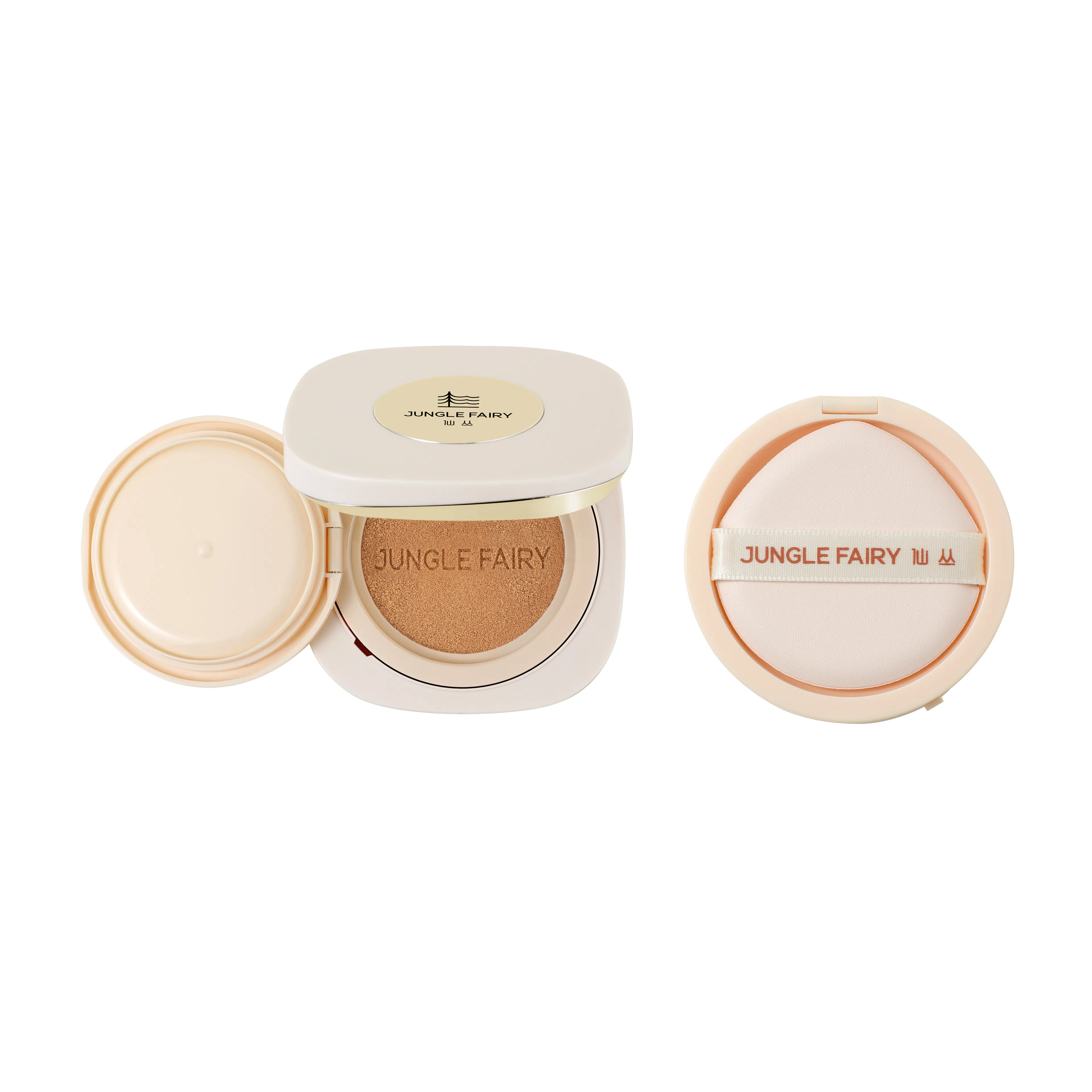 仙丛 轻妆裸感养肤气垫霜 修饰肤色保湿 遮瑕提亮细腻轻薄奶油肌