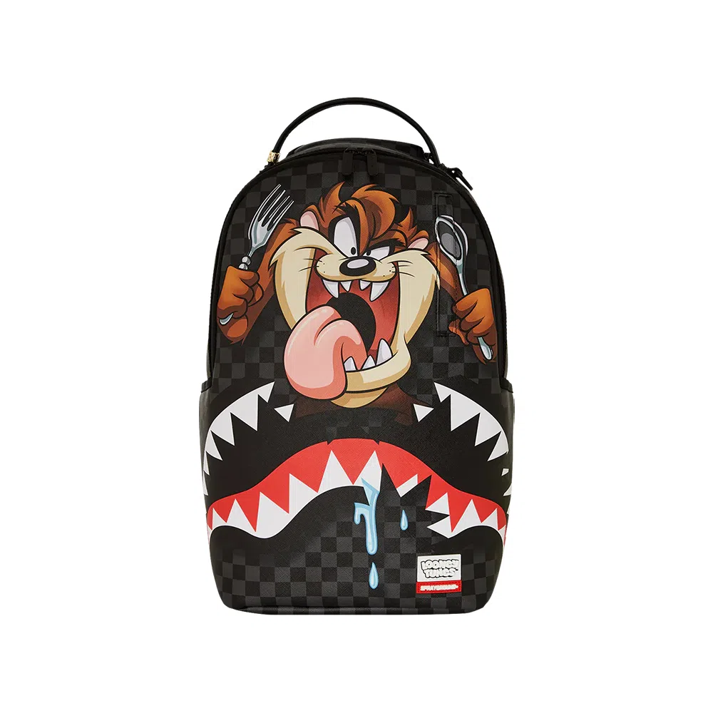 SPRAYGROUND Shark Logo Checkerboard Backpack